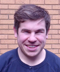 A head and shoulder portrait of Steffan Ellis